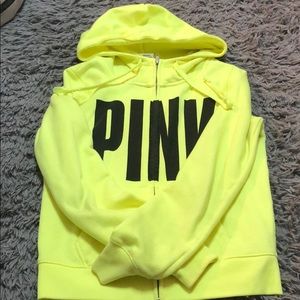 pink hoodie